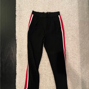 Slim stripe pants